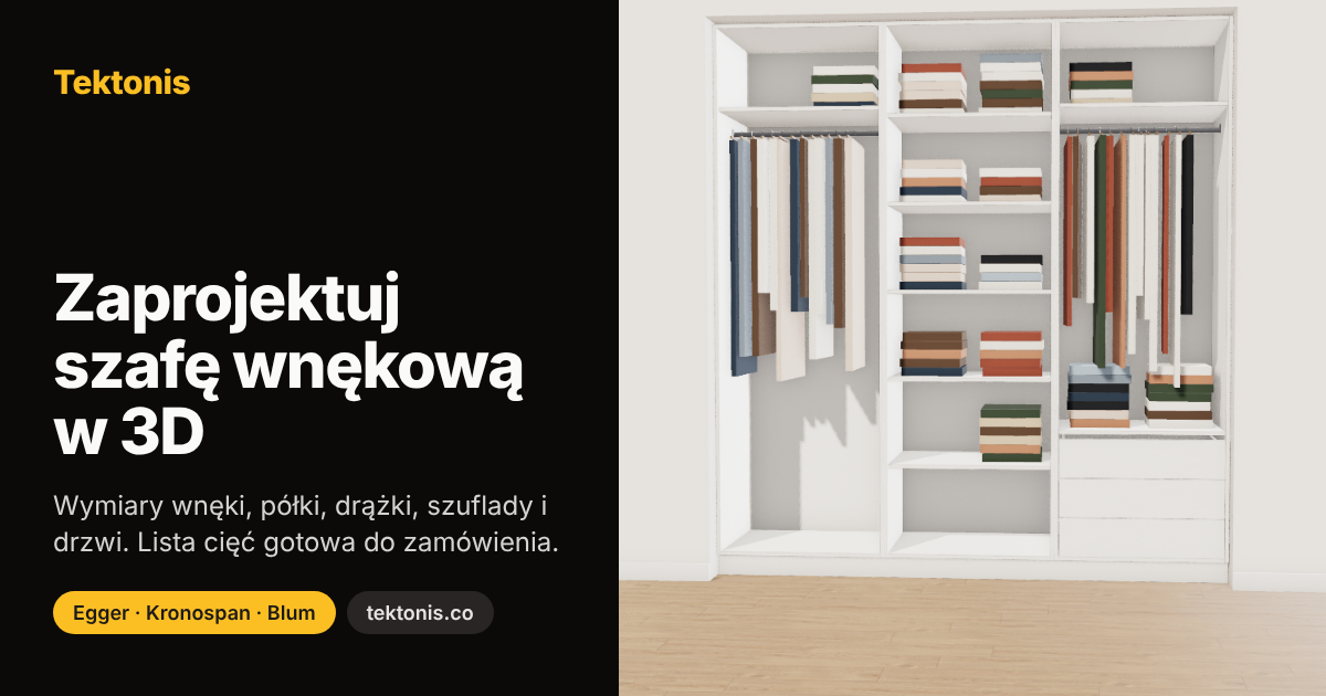 Ile kosztuje szafa wnękowa na wymiar: stolarz czy samodzielnie
